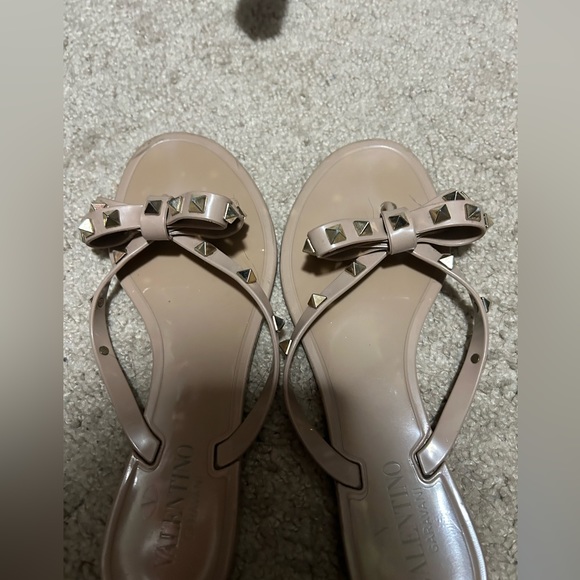 Valentino Rockstud Thong Sandals